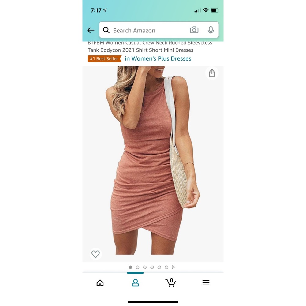 Pink/Salmon Bodycon Dress